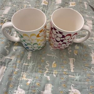 Coach Mugs (PRICE FIRM)